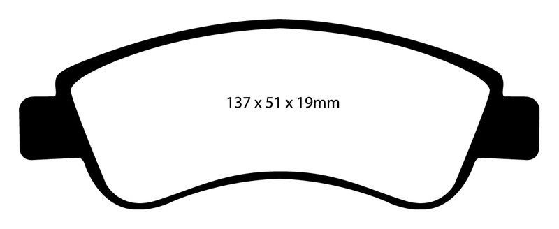 Pastillas de freno ebc DP1374