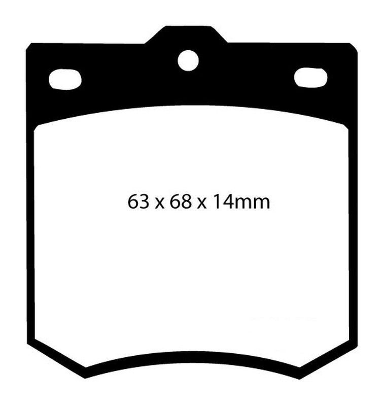 Pastillas de freno ebc DP138