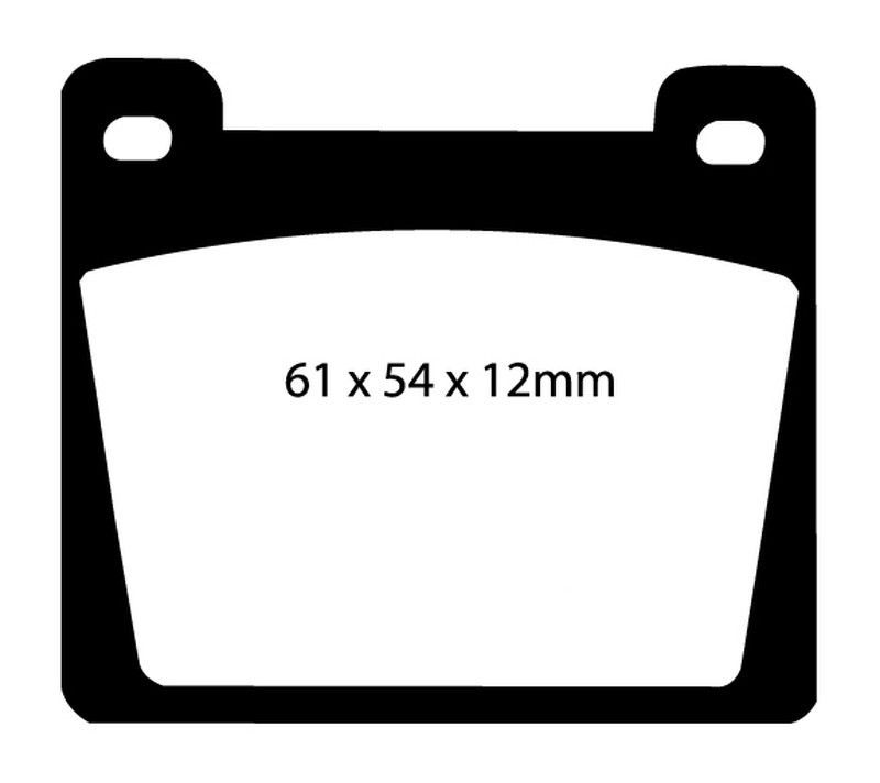 Pastillas de freno ebc DP142