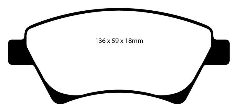 Pastillas de freno ebc DP1468