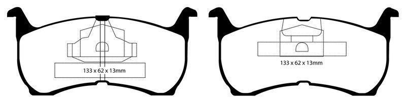 Pastillas de freno ebc DP1503