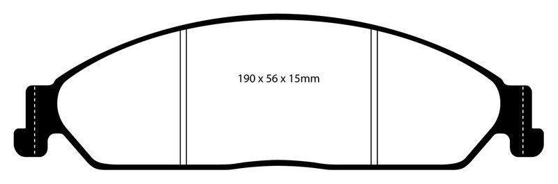 Pastillas de freno ebc DP1511