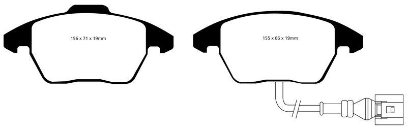 Pastillas de freno ebc DP1517