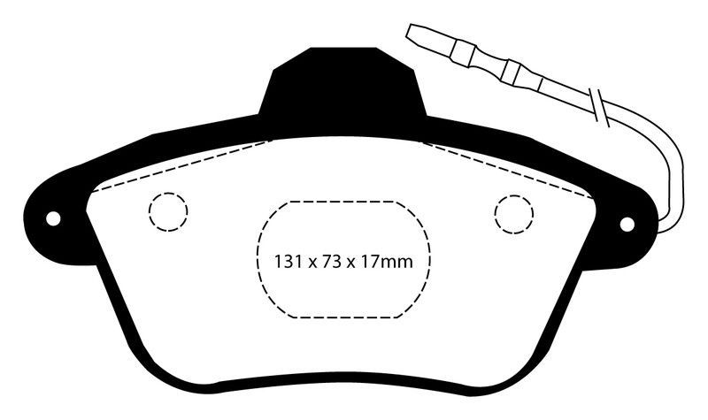 Pastillas de freno ebc DP1526