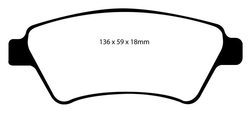 Pastillas de freno ebc DP1569