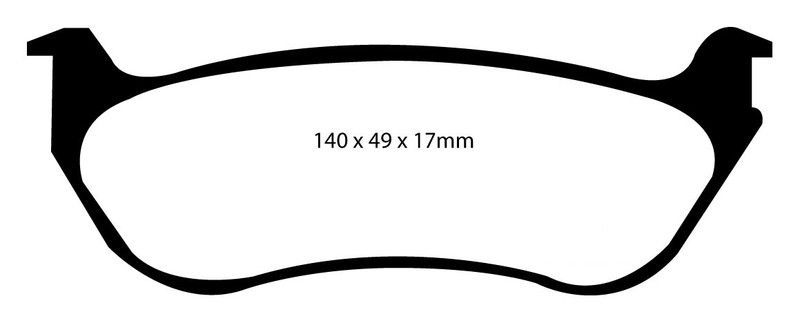 Pastillas de freno ebc DP1626