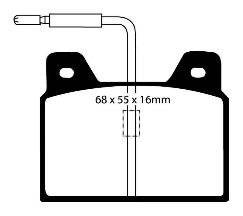 Pastillas de freno ebc DP163