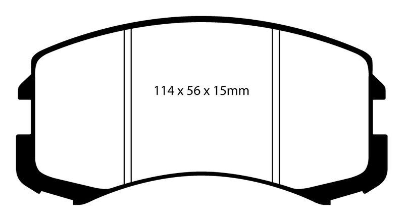 Pastillas de freno ebc DP1678