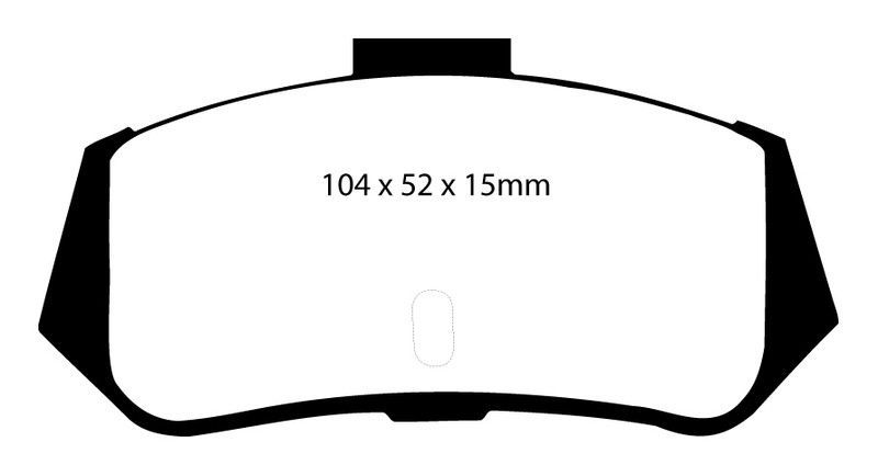 Pastillas de freno ebc DP173
