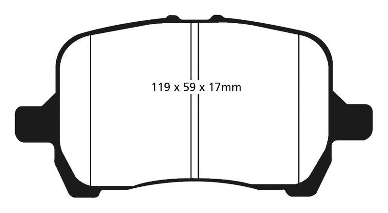 Pastillas de freno ebc DP1763