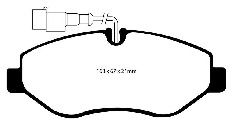 Pastillas de freno ebc DP1956