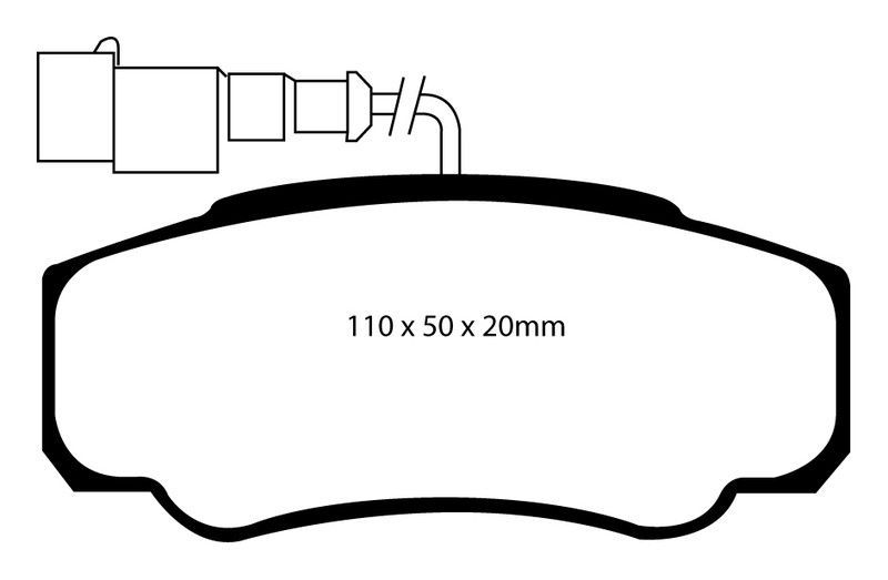 Pastillas de freno ebc DP1957