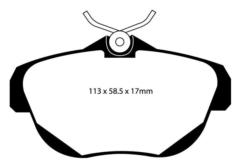 Pastillas de freno ebc DP1971