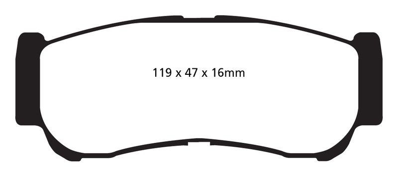 Pastillas de freno ebc DP1982