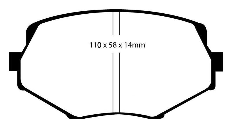 Pastillas de freno ebc DP21002