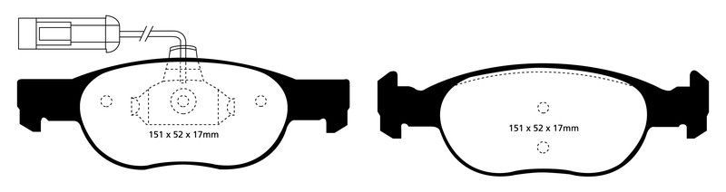 Pastillas de freno ebc DP21059/2