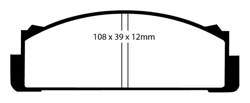 Pastillas de freno ebc DP2112