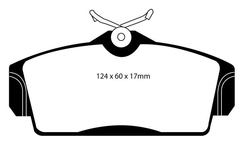 Pastillas de freno ebc DP21238