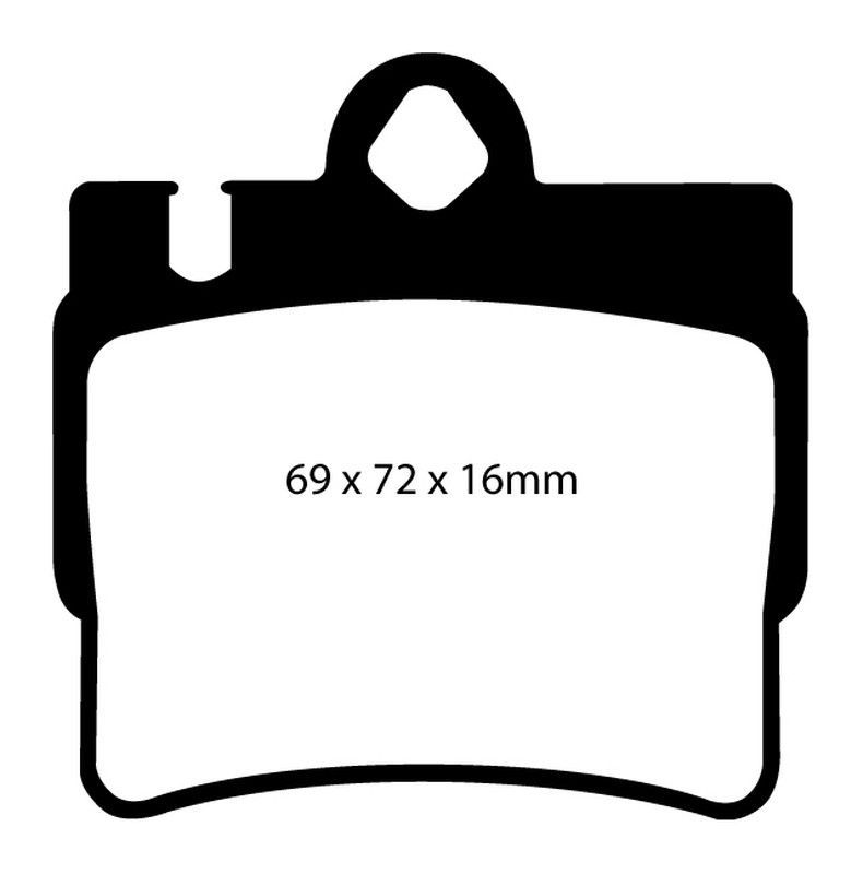 Pastillas de freno ebc DP21364