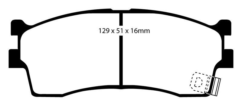 Pastillas de freno ebc DP21475