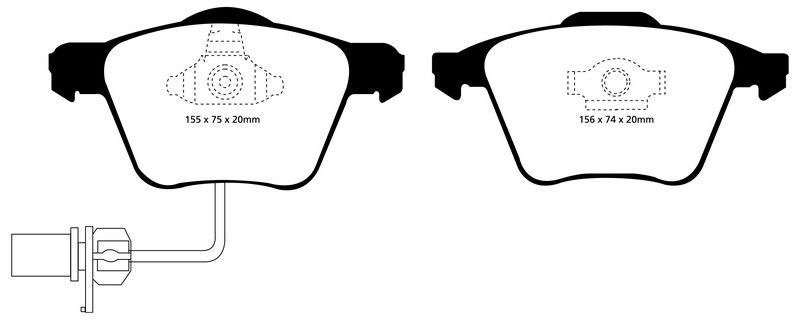 Pastillas de freno ebc DP21495