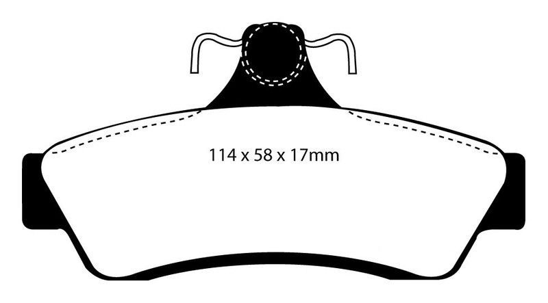 Pastillas de freno ebc DP21506