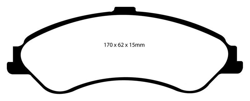 Pastillas de freno ebc DP21507