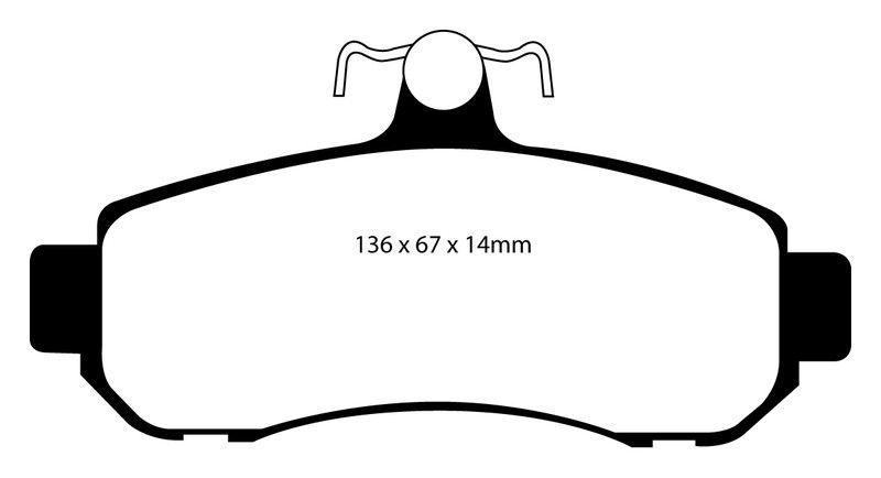 Pastillas de freno ebc DP21509