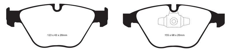 Pastillas de freno ebc DP21512