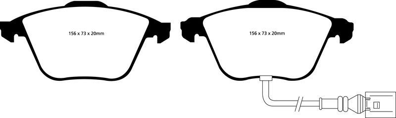 Pastillas de freno ebc DP21594