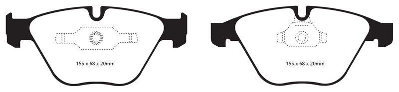 Pastillas de freno ebc DP22006