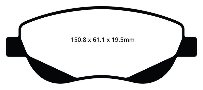 Pastillas de freno ebc DP22026