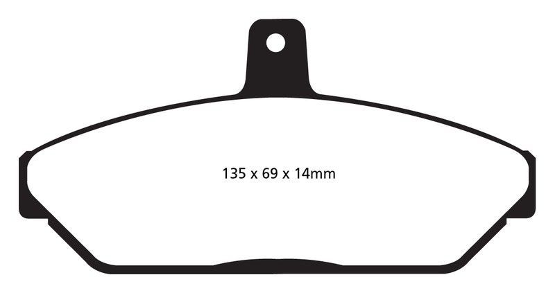 Pastillas de freno ebc DP22037