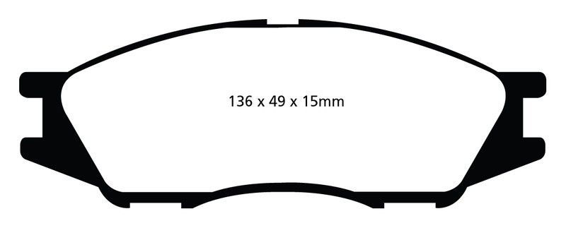 Pastillas de freno ebc DP22038