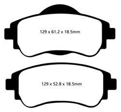 Pastillas de freno ebc DP22109