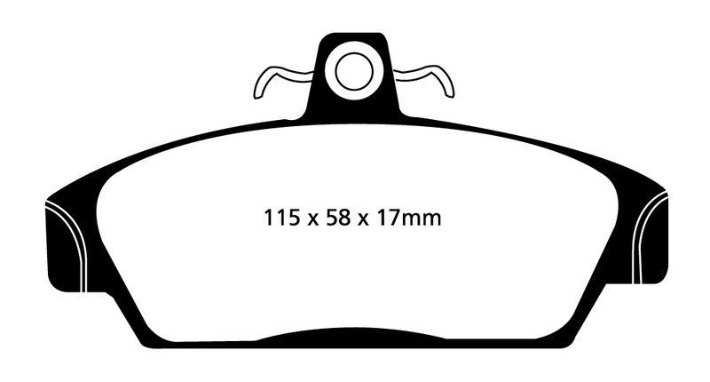 Pastillas de freno ebc DP2817