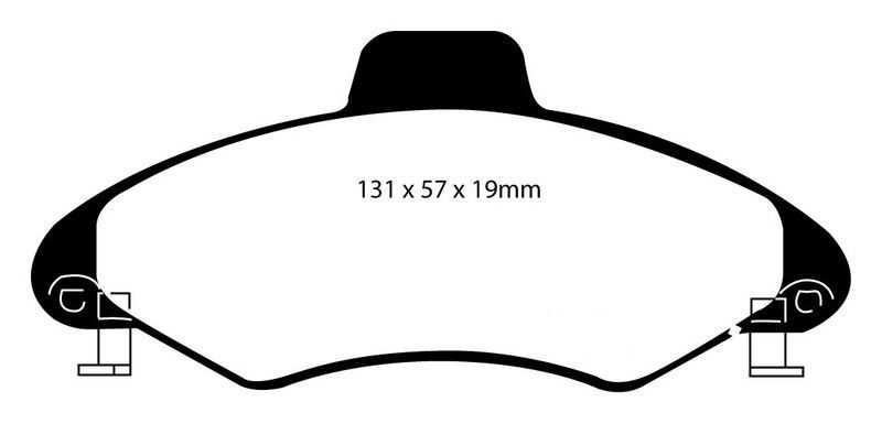 Pastillas de freno ebc DP2837/2