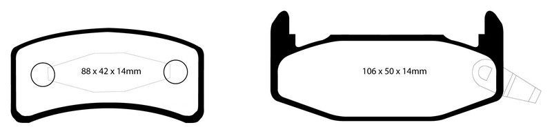 Pastillas de freno ebc DP2978