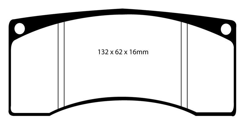 Pastillas de freno ebc DP3016C