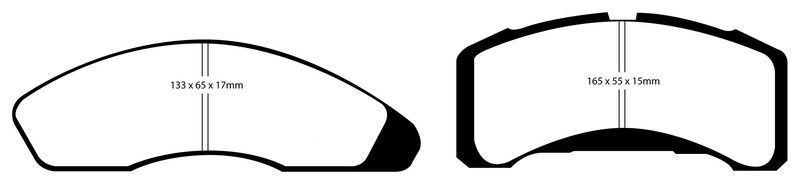 Pastillas de freno ebc DP31151C