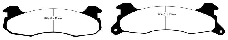 Pastillas de freno ebc DP31161C