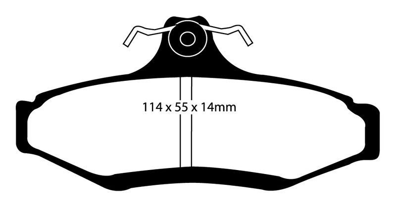 Pastillas de freno ebc DP31197C