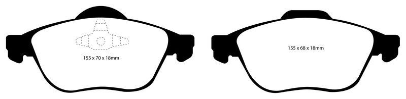 Pastillas de freno ebc DP31353C