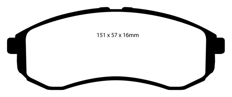 Pastillas de freno ebc DP31481C