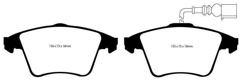 Pastillas de freno ebc DP31556C