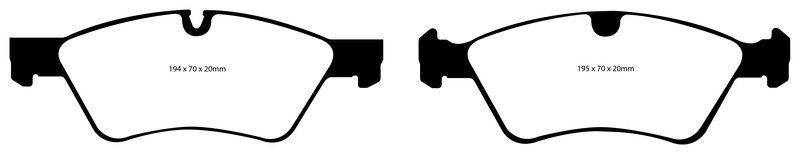 Pastillas de freno ebc DP31592C