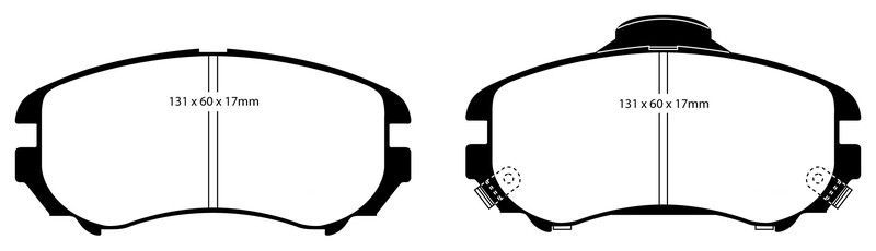 Pastillas de freno ebc DP31643C