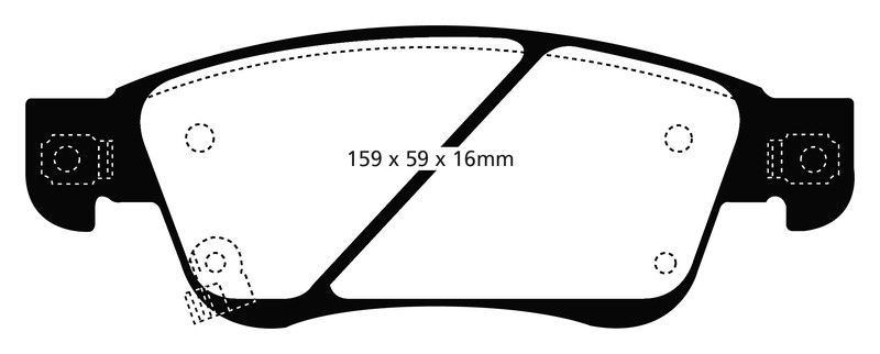 Pastillas de freno ebc DP31807C