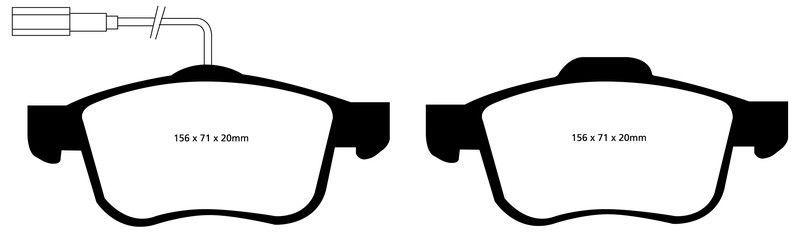 Pastillas de freno ebc DP31904C