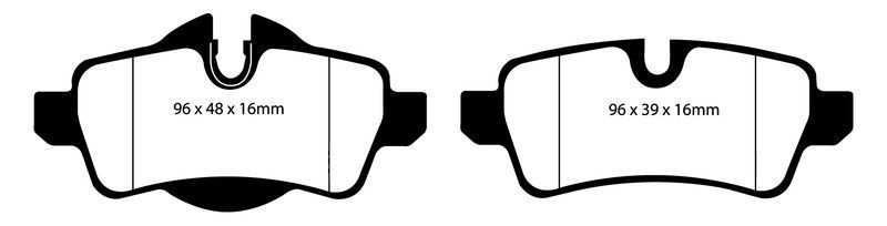 Pastillas de freno ebc DP31931C